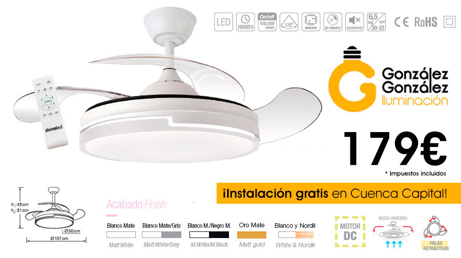 promocion plafones con aspas