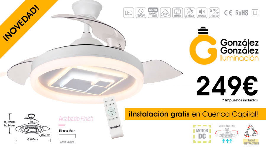 promocion plafones con aspas