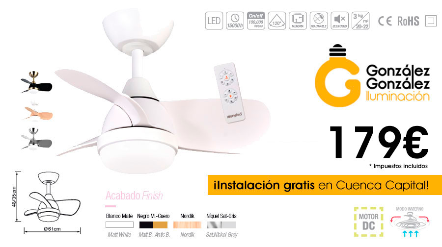 promocion plafones con aspas