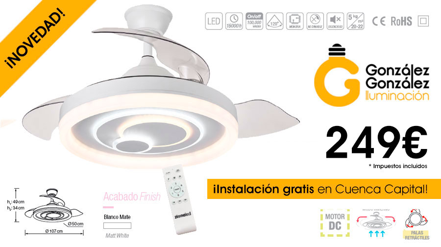 promocion plafones con aspas